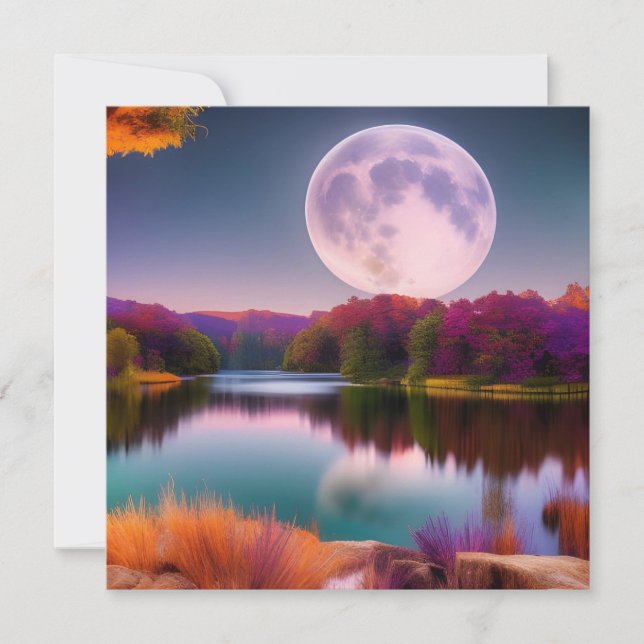 Purple Autumn Harvest Moon (Front)