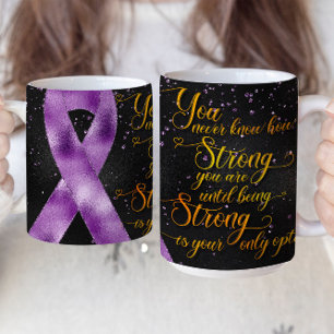Purple Awareness Ribbon Mug Design