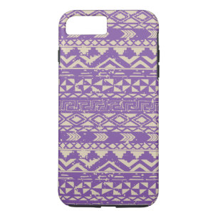 Purple Aztec Pattern iPhone 8 Plus/7 Plus Case