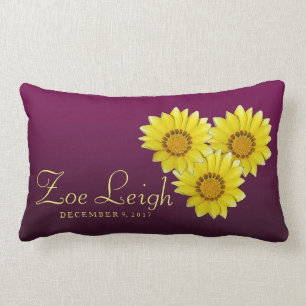 Purple Baby Flower Pillow
