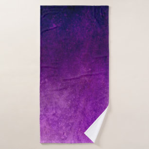 Purple background grunge texture bath towel