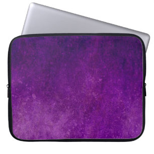 Purple background grunge texture laptop sleeve