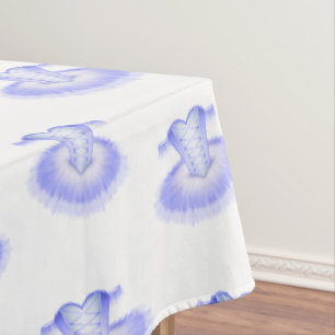 Purple Ballerina Birthday Tutu Ballet Tablecloth