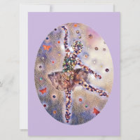 Purple Ballerina Sugar Plum Fairy Cute Dancer