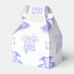 Purple Ballerina Tutu & Pointe Shoes Ballet Favour Box
