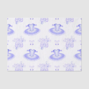 Purple Ballerina Tutu & Pointe Shoes Ballet Tissue Paper