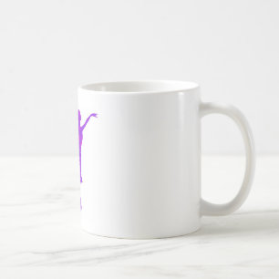 Purple Ballet Dancer New Year Wishes Mug