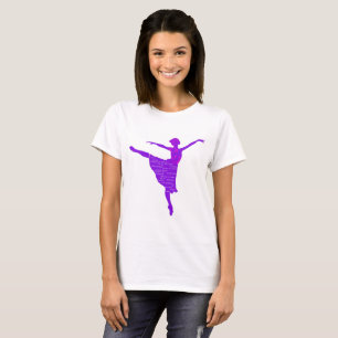 Purple Ballet Dancer New Year Women's T-Shirt, T-Shirt