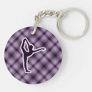 Purple Ballet Key Ring