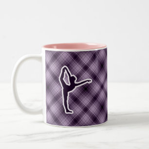 Purple Ballet Two-Tone Coffee Mug