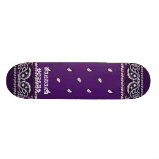 Purple BANDANA BOARDS Skateboard