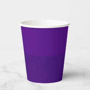 Purple Base Gradient Custom Paper Cup
