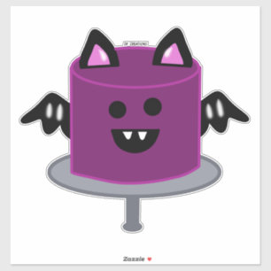 Purple Bat Cake