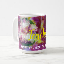 Purple batik Teachers mug