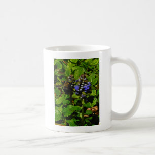 Purple Bee Balm and Bumble Bee Coffee Mug
