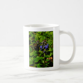 Purple Bee Balm and Bumble Bee Coffee Mug