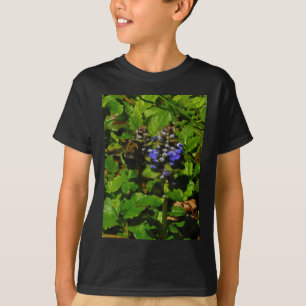 Purple Bee Balm and Bumble Bee T-Shirt