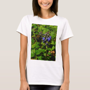 Purple Bee Balm and Bumble Bee T-Shirt