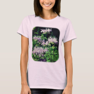 Purple Bee Balm Flowers Nature T-Shirt