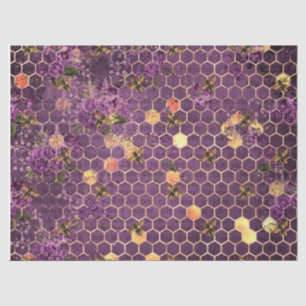 Purple Bee Series Design 12 Tissue Paper