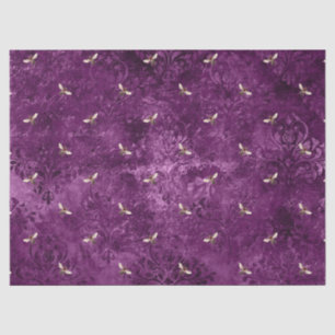 Purple Bee Series Design 18 Tissue Paper
