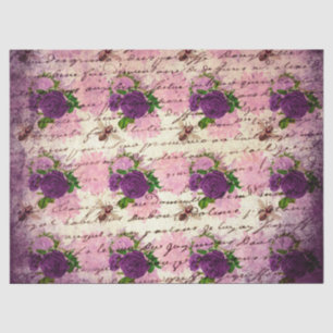 Purple Bee Series Design 4 Tissue Paper