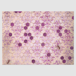 Purple Bee Series Design 7 Tissue Paper