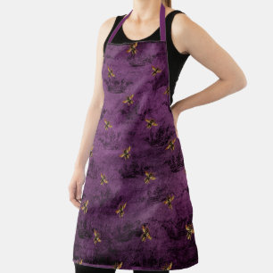 Purple Bee Series Design 9  Apron