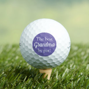 Purple Best Grandma By Par Mother's Day Golf Balls