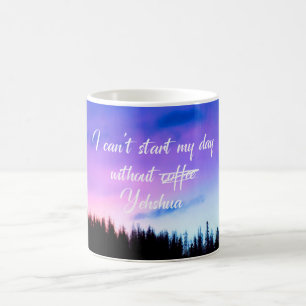 Purple Bible Saying Coffee Mug