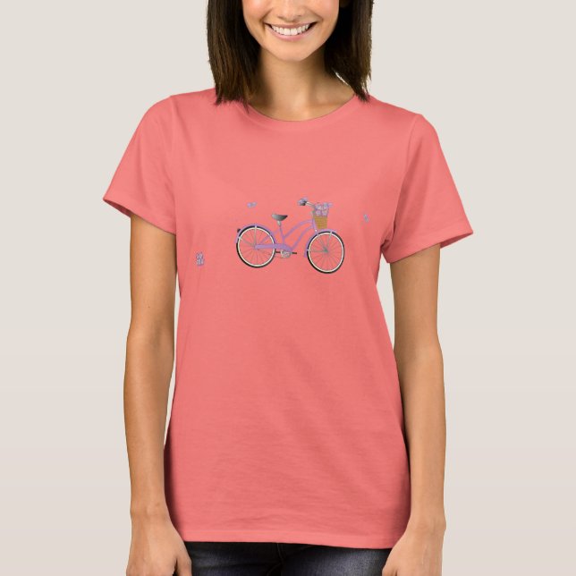 Purple Bicycle T-Shirt (Front)