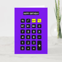 Purple Birthday Calculator  
