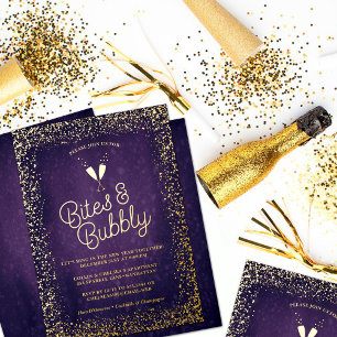 Purple Bites & Bubbly Holiday Gold