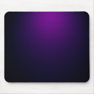 Purple black carbon fiber patterned mouse mat