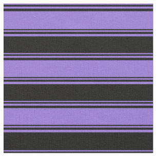Purple & Black Coloured Pattern Fabric