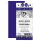 Purple Black Football Ticket Wedding Invite