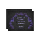 Purple Black Gothic Wedding