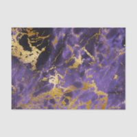 Purple Black Marble Faux Gold Glitter Pattern
