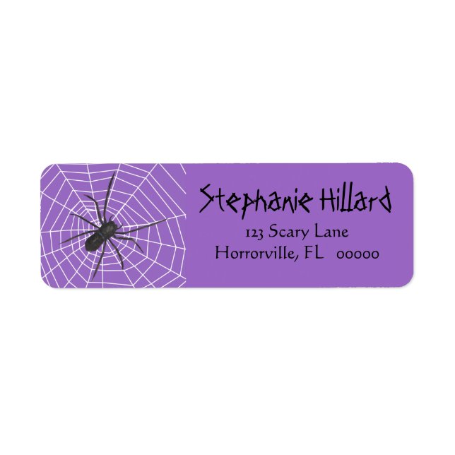 Purple/Black Spider Halloween (Front)