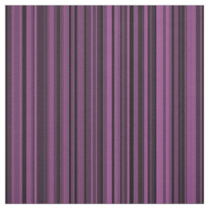 Purple Black Stripes Fabric