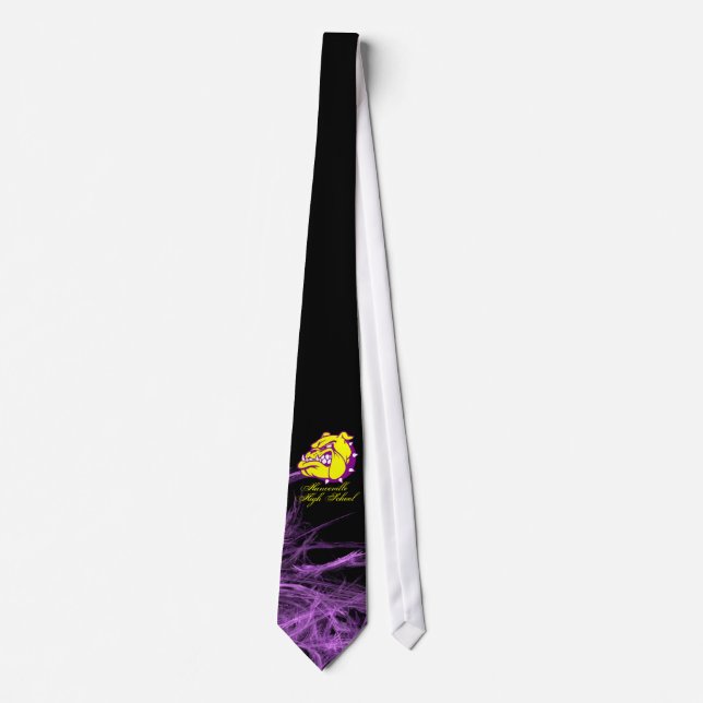 Purple/Black Tie Bulldog (Front)