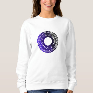 purple-black torpam female sweatshirt