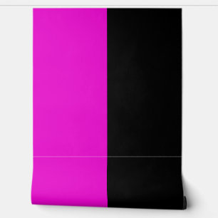 Purple Black Vertical Big Stripes Pattern Wallpaper