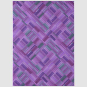 Purple Block Design Tissue Paper