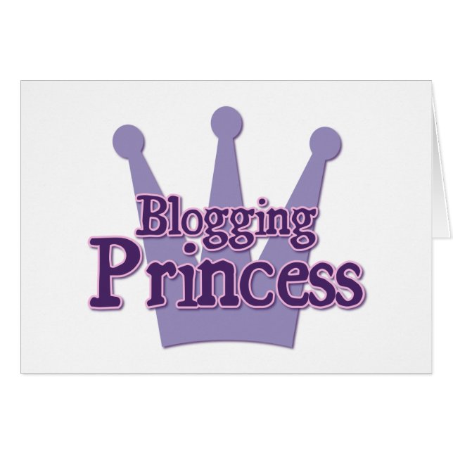 Purple Blogging Design (Front Horizontal)