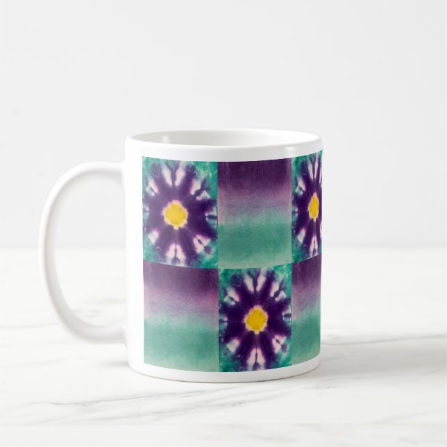 Purple Bloom Coffee Mug (Left)