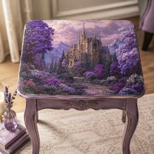 Purple Blossom Epic Gothic Fantasy Castle Tissue Paper