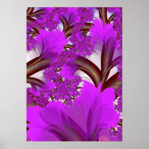 Purple Blossom Poster