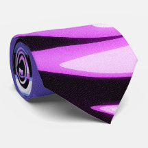 Purple Blue and Black Abstract Swirl Neck Tie