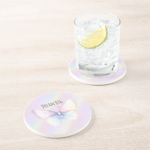 Purple Blue Dream Butterfly Coaster